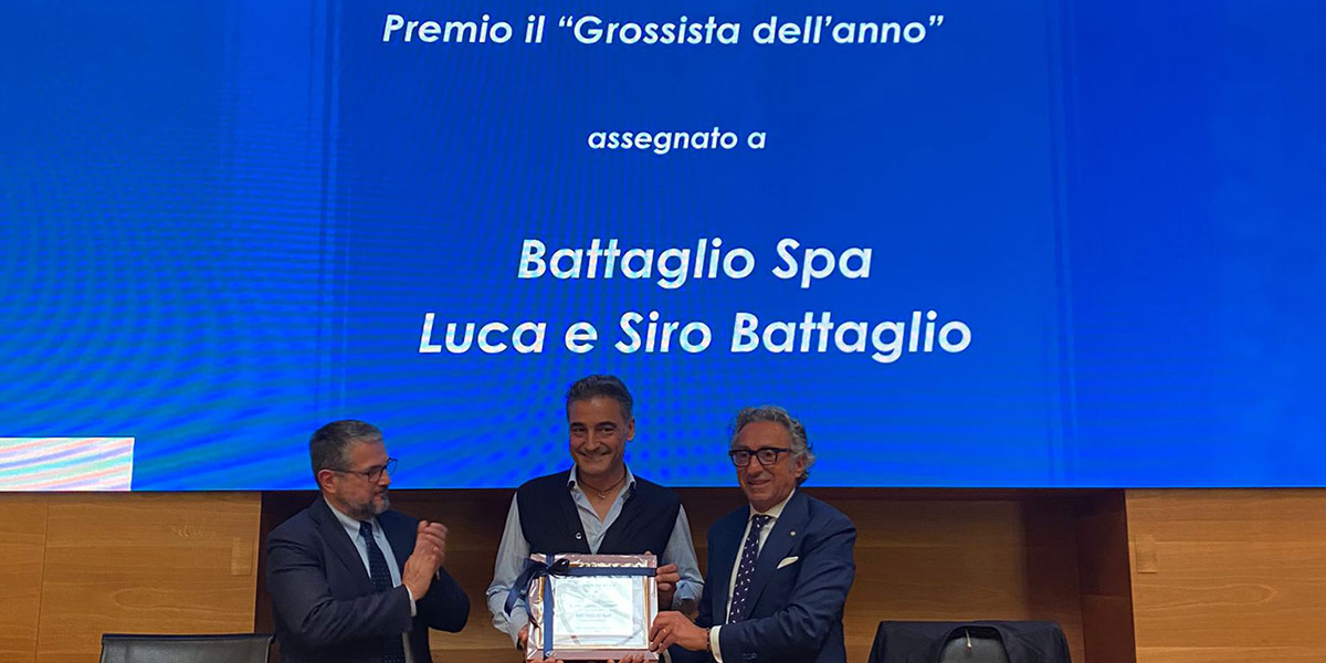Alla Battaglio di Torino il Premio il Grossista dell'Anno